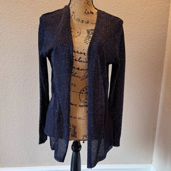 Women's Lightweight Navy Blue Cardigan - Picture 1 of 5